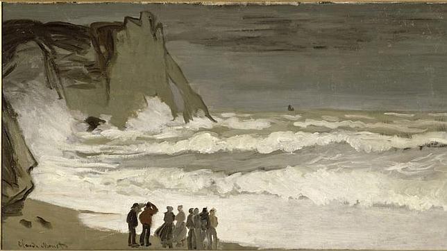 «Grosse mer à Etretat», de Monet, se verá en la muestra del Grand Palais