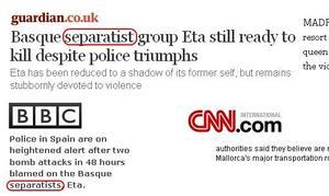 ¿Por qué lo llaman «separatistas» cuando deben decir «terroristas»? 