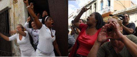 «¡La calle es de Fidel!», les gritan a las Damas de Blanco