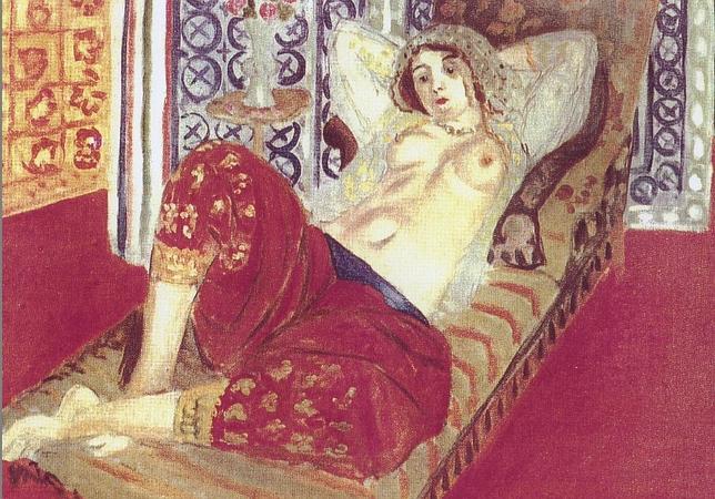 "Odalisca con pantalón rojo", de Matisse (Museo Pompidou de París). SUCCESSION MATISSE/VEGAP