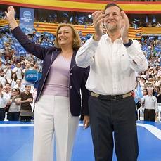 Rudi y Rajoy, en Zaragoza