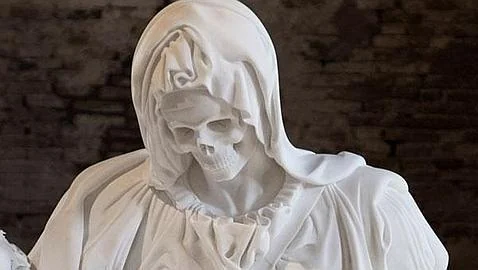 Una «Piedad» esquelética y con el rostro de la muerte escandaliza a Venecia