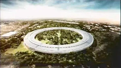 Apple planea construir su nueva sede con forma de ovni