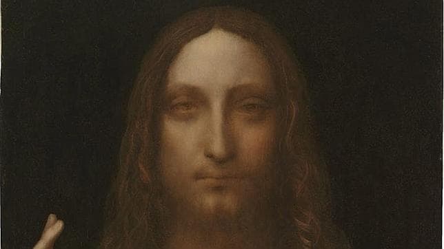 El cuadro «Salvator Mundi», de Leonardo da Vinci. AFP