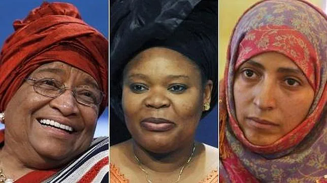El Nobel de la Paz premia a tres defensoras de los derechos de la mujer