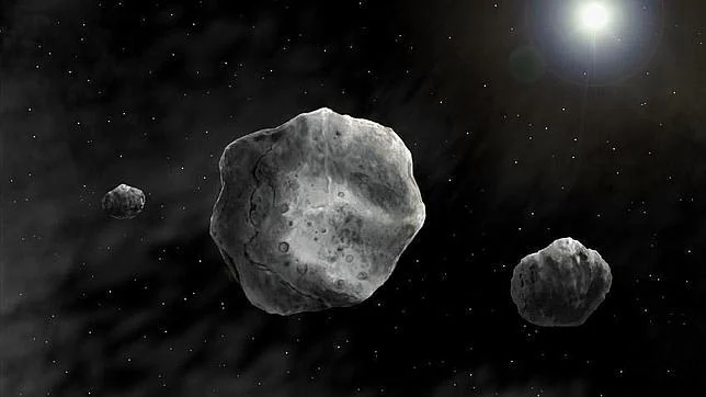 Resultado de imagen de satélites en asteroides