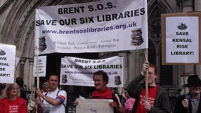 Vigilias diarias para salvar las bibliotecas británicas de los recortes 
