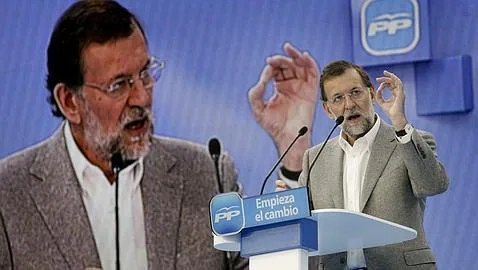 Mariano Rajoy, ayer en La Coruña