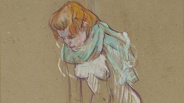 «Femme qui tire son bas», 1894. © COLLECTION MUSÉE TOULOUSE-LAUTREC, ALBI