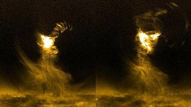 Un tornado solar cinco veces más grande que la Tierra