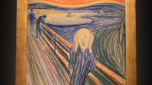 Imagen del cuadro «El grito» de Munch. AFP