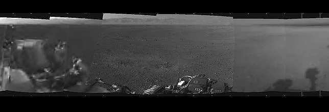 La primera foto panorámica del Curiosity