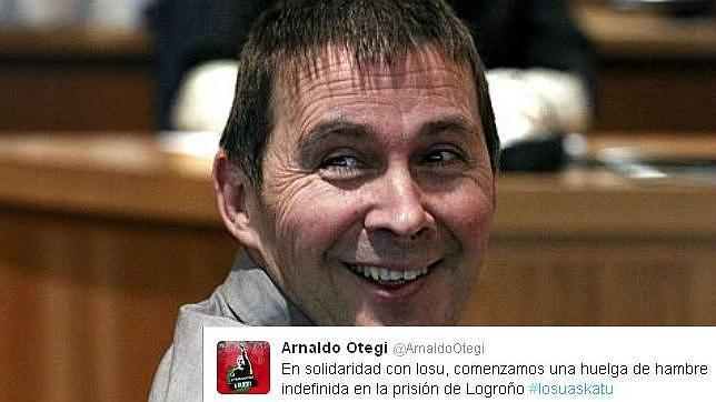 Otegi apoya la huelga de hambre en defensa del secuestrador de Ortega Lara