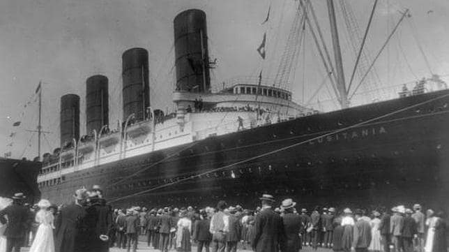 Resultado de imagen de hundimiento del lusitania