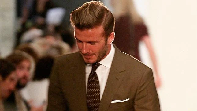 Así viste David Beckham para el «front row» de la New York Fashion Week