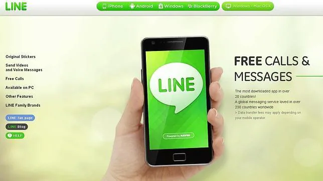 Line, el rival más duro de Whatsapp