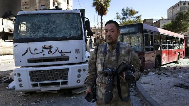 Un japonés aburrido de ser camionero se va de turista a la guerra siria