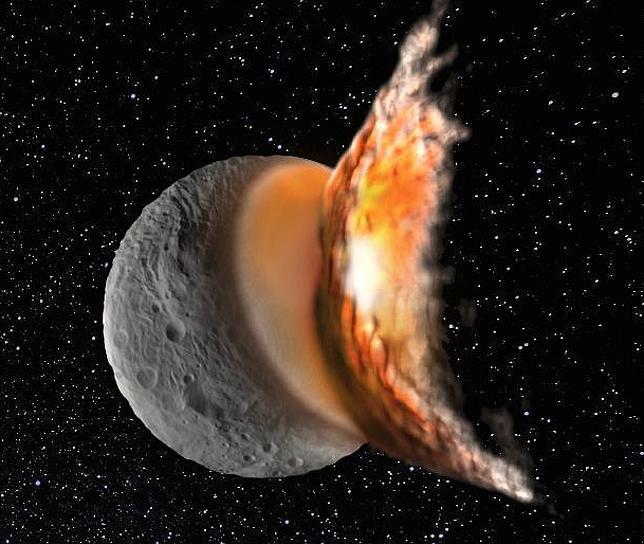 Así sobrevivió Vesta a dos impactos gigantes