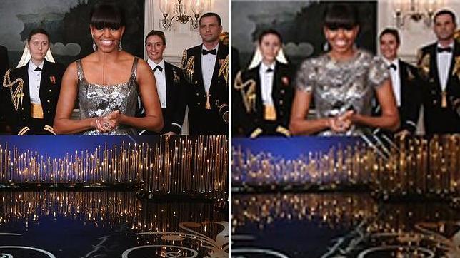 Irán aplica el «photoshop» a Michelle Obama en el anuncio de los Oscar