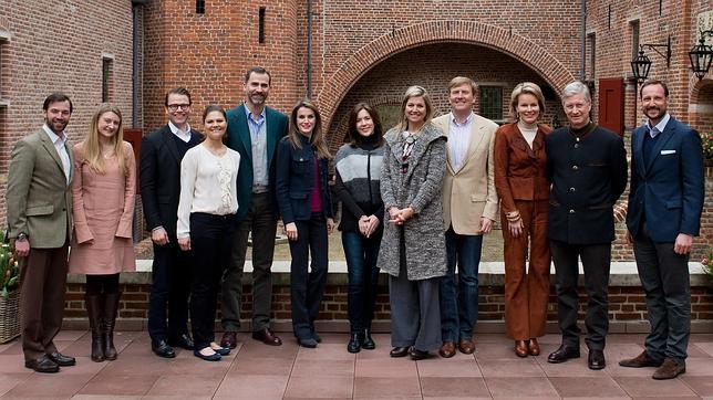 Don Felipe y Doña Letizia se reúnen en Holanda con los otros Príncipes Herederos