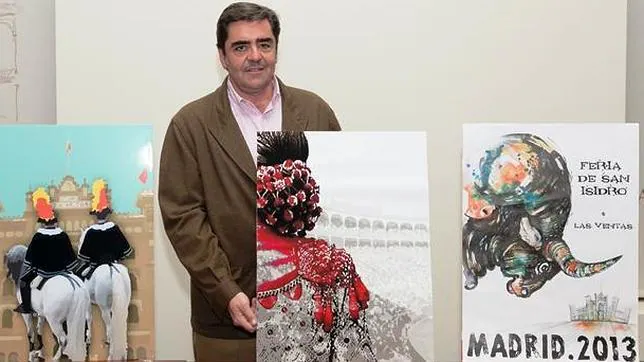 Raque Bajo y su obra «Homenaje a la mujer taurina», ganadoras del concurso de carteles de Las Ventas