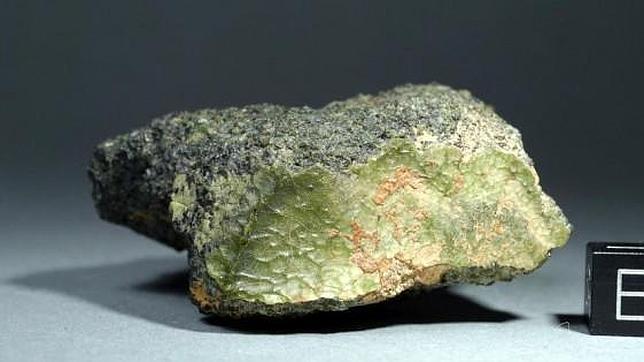 Esta roca verde puede venir de Mercurio