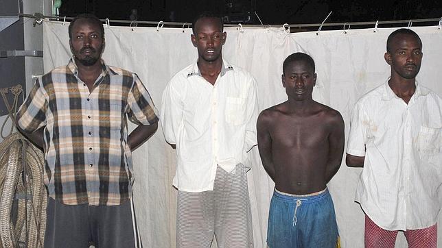 Where are the Somali pirates arrested?