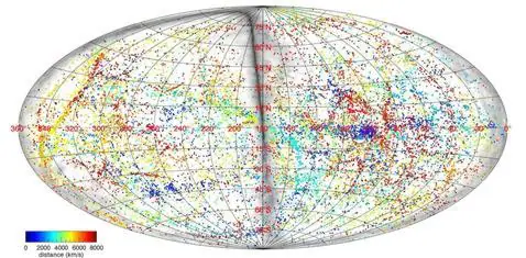 Un nuevo mapa del Universo en 3D recorre 300 millones de años luz