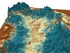 Imagen 3D del gigantesco cañón subglacial en Groenlandia