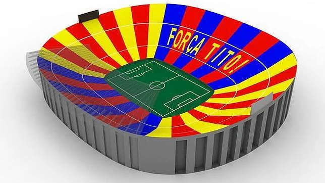 «Força Tito!», el homenaje del Camp Nou a Vilanova durante el clásico