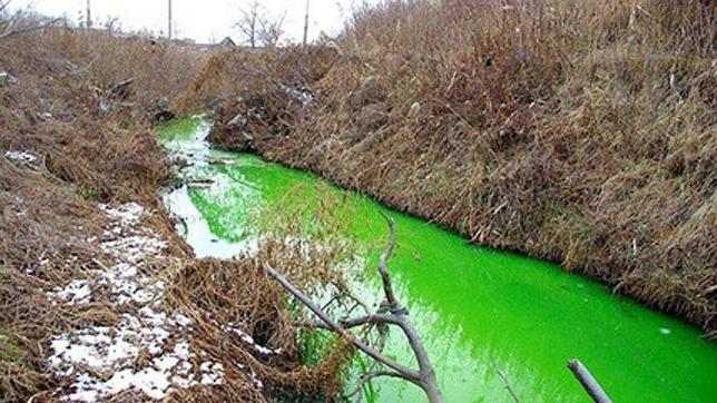 El misterioso caso del agua verde de un río de Rusia