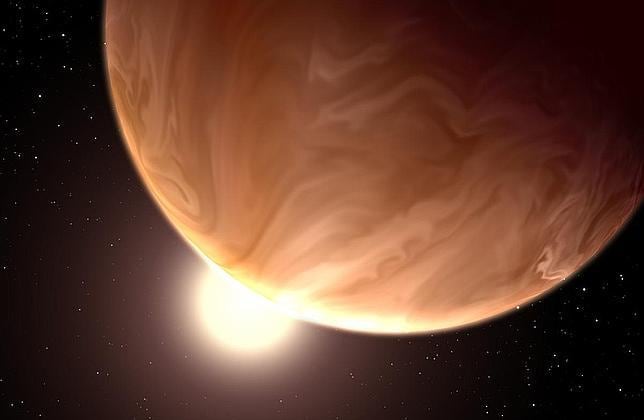 El Hubble observa dos planetas extrasolares cubiertos de nubes