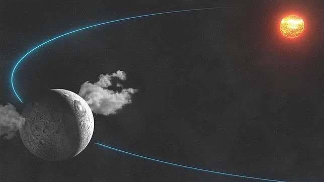 El asteroide Ceres dispara chorros de vapor de agua al espacio