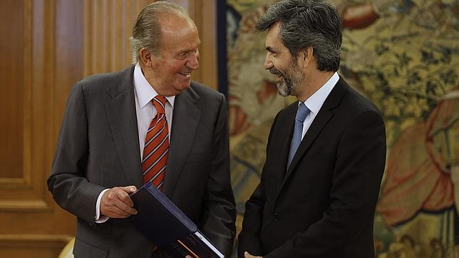 El Rey recibe en Zarzuela las memorias del Tribunal Supremo y del CGPJ