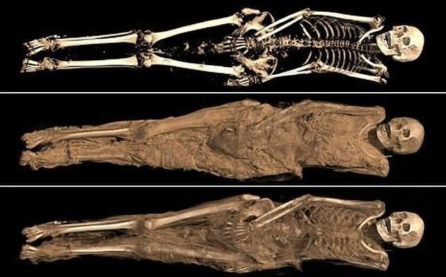 El curioso e íntimo tatuaje de una momia de hace 1.300 años