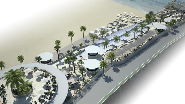 Proyecto del club de playa de la Marina Real
