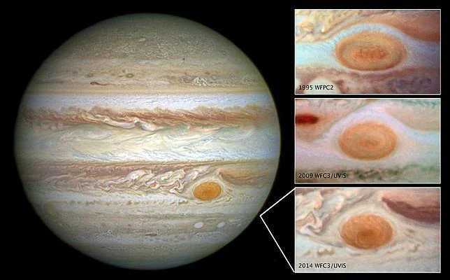 El enigma de la mancha menguante de Júpiter