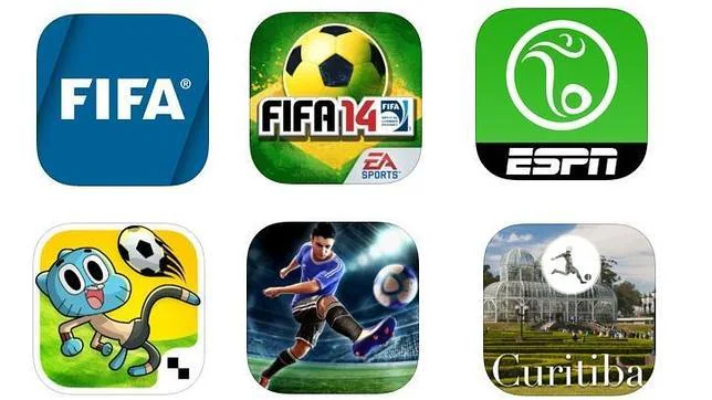 Las «apps» para seguir de cerca el Mundial Brasil 2014