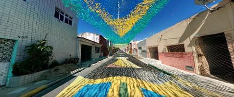 Recorre las calles de Brasil dedicadas al Mundial con Street View