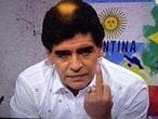 Maradona responde a las acusaciones de que es gafe