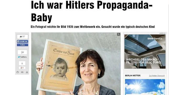 La bebé modelo de los nazis... ¡era judía!