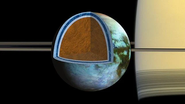 El océano subterráneo de Titán, tan salado como el Mar Muerto