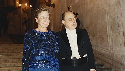 Jordi Pujol y su esposa Marta Ferrusola en 1994