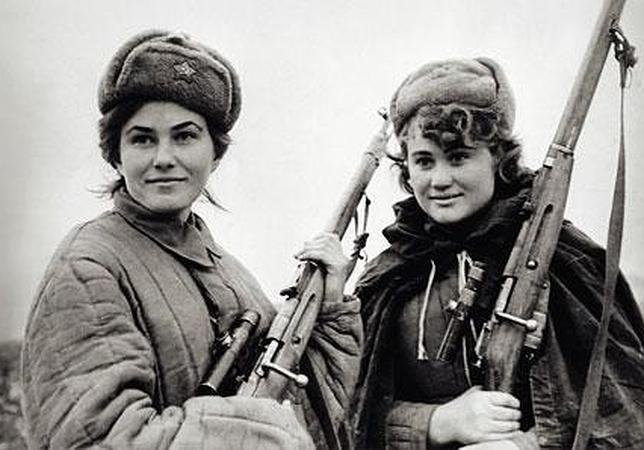 Los francotiradores soviéticos 