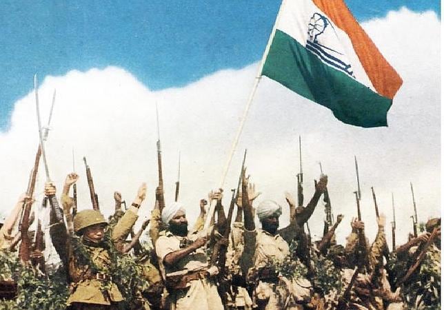 El Ejército Nacional Indio luchó al lado de las fuerzas japonesas