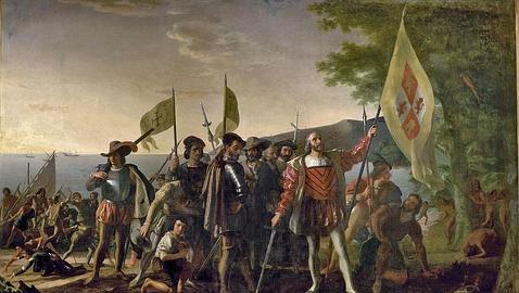 «La llegada de Colón», de John Vanderlyn