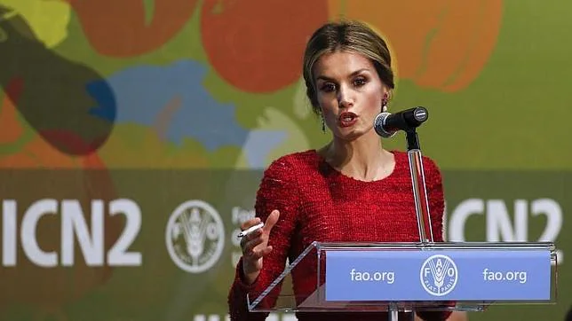 La Reina reivindica en la FAO el papel «fundamental» de la mujer en la nutrición