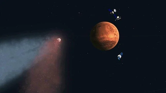 El cometa Siding Spring ha cambiado la atmósfera de Marte