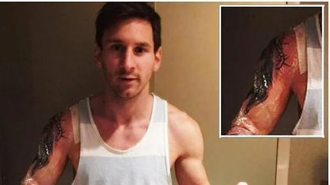 El misterioso tatuaje de Messi