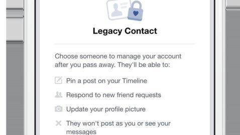 Facebook te permite decidir lo que sucederá con tu perfil cuando mueras